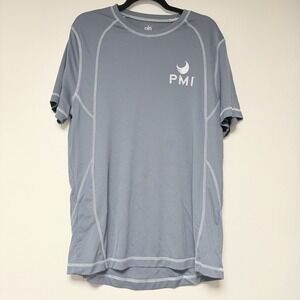 Alo CoolFit Men's Gray Short Sleeve Athletic T-Shirt Size XL